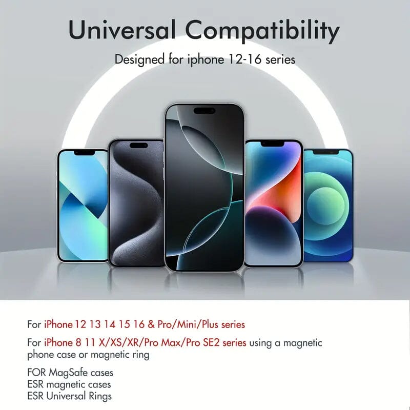 5000mAh Magnetic Wireless Charging Bank 22.5W Fast Charging Power Bank - Tophatter Daily Deals