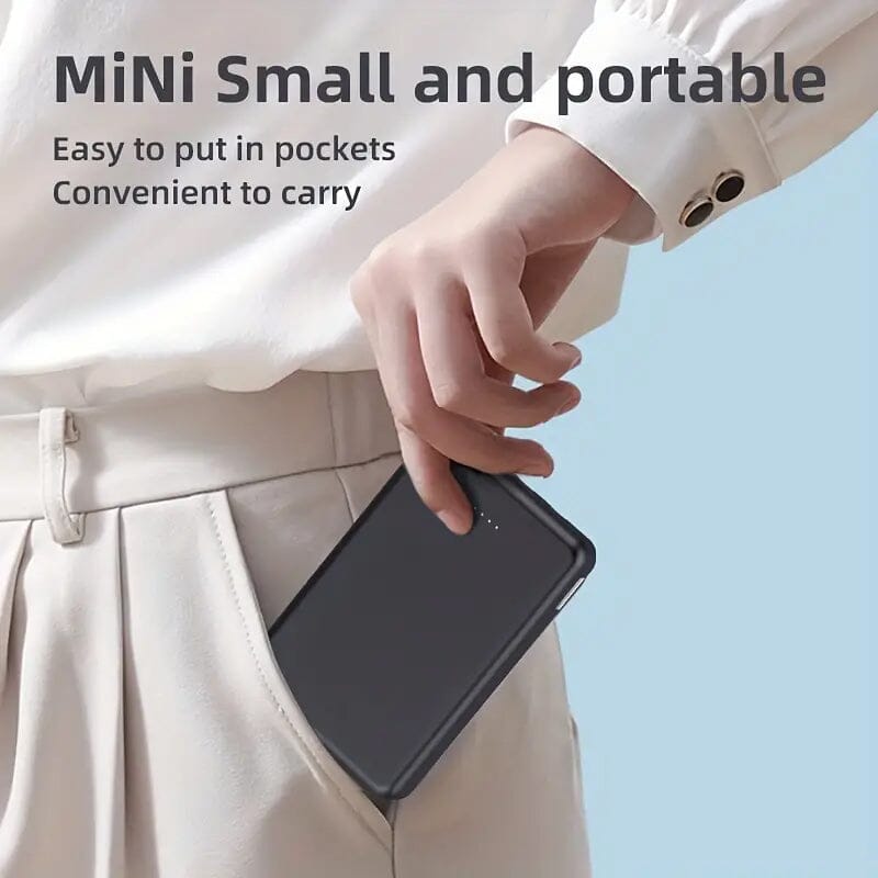 5000mAh Power Bank Mini Portable Mobile Phone Charger Power Bank - Tophatter Daily Deals