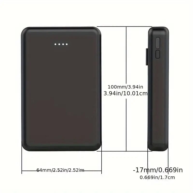 5000mAh Power Bank Mini Portable Mobile Phone Charger Power Bank - Tophatter Daily Deals