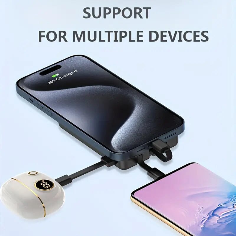 5000mAh Power Bank Mini Portable Mobile Phone Charger Power Bank - Tophatter Daily Deals