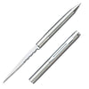 Silver Ink Pen Knife with Partially Serrated Edge - Tophatter's Army Products & Self Defense Collectible Weapons - Tophatter Daily Deals