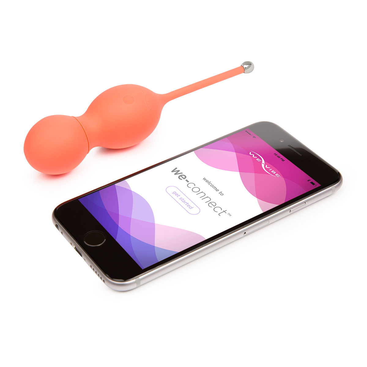 We-Vibe Bloom Vibrating Kegel Love Balls in Coral Remote Control Love Eggs - Tophatter Daily Deals