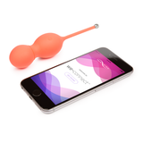 We-Vibe Bloom Vibrating Kegel Love Balls in Coral Remote Control Love Eggs - Tophatter Daily Deals