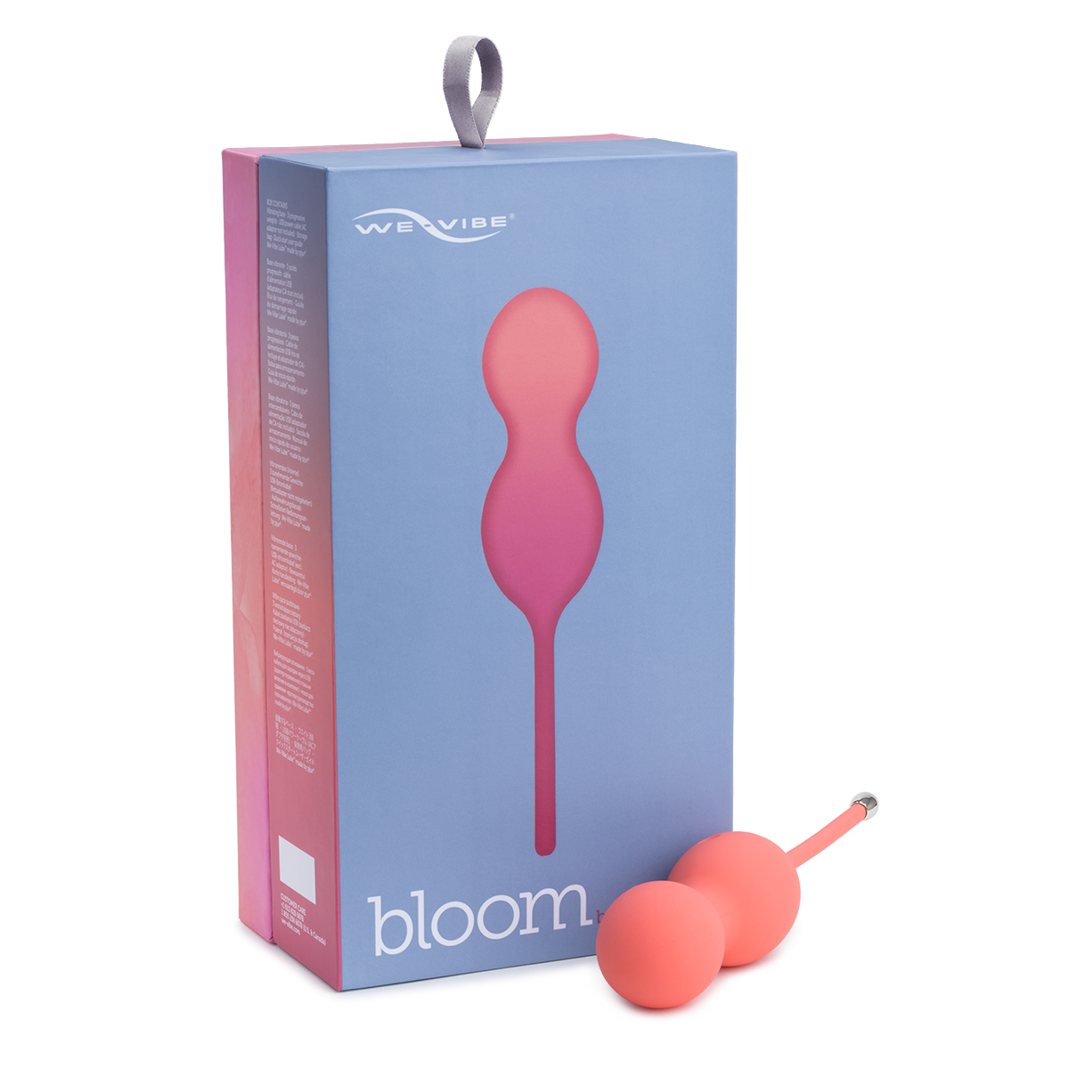 We-Vibe Bloom Vibrating Kegel Love Balls in Coral Remote Control Love Eggs - Tophatter Daily Deals