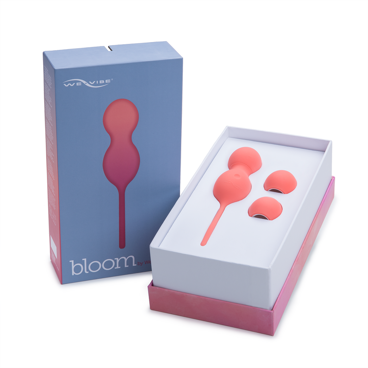 We-Vibe Bloom Vibrating Kegel Love Balls in Coral Remote Control Love Eggs - Tophatter Daily Deals
