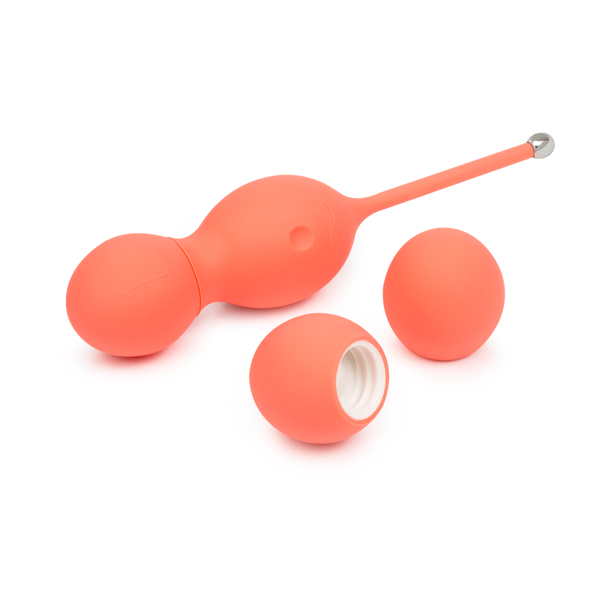 We-Vibe Bloom Vibrating Kegel Love Balls in Coral Remote Control Love Eggs - Tophatter Daily Deals