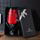 18 soap roses bouquet gift box Red Q18 flowers 0 - Tophatter Daily Deals