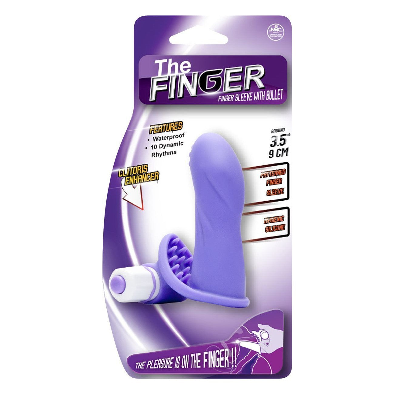 The Finger Vibrating Dildo Sleeve 3.5" in Purple Finger Sleeves - Tophatter Daily Deals