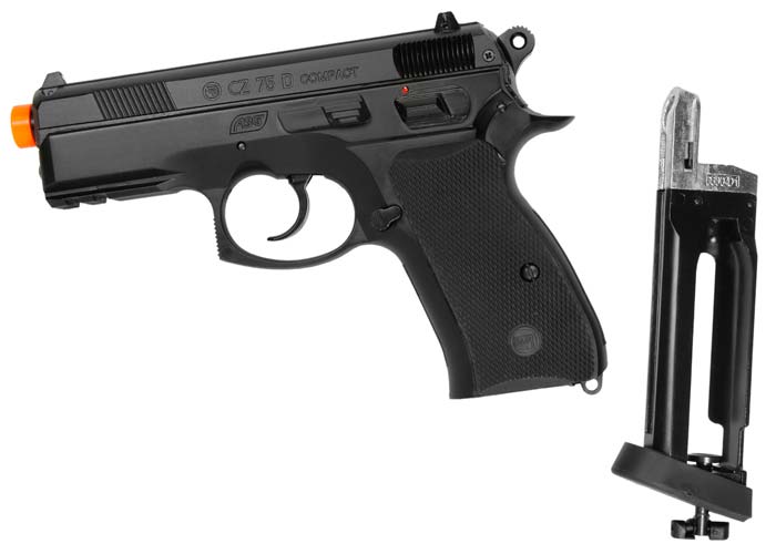 ASG CZ 75D CO2 Compact Airsoft Pistol - Tophatter Daily Deals