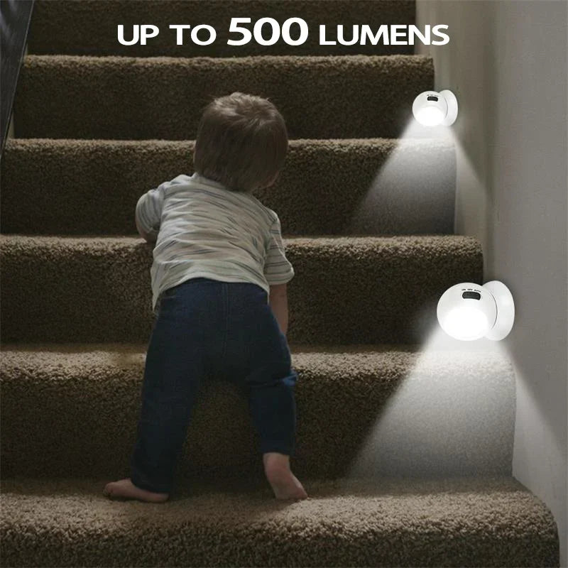 2 Pack 500 Lumens Motion Sensor Night Light