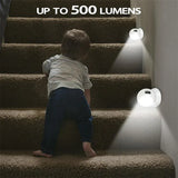 2 Pack 500 Lumens Motion Sensor Night Light