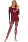 Graphic Round Neck Top and Striped Pants Set Loungewear Sets Apparel & Accessories H#Y HOT DEALS HOME PAGE Lingerie Sleepwear Loungewear Loungewear Sets New Deals Sexy sexy lingerie Ship From Overseas Ship from USA Sleep Sleepwear Sleepwear & Loungewear USA USA STOCK - Tophatter Daily Deals And Savings