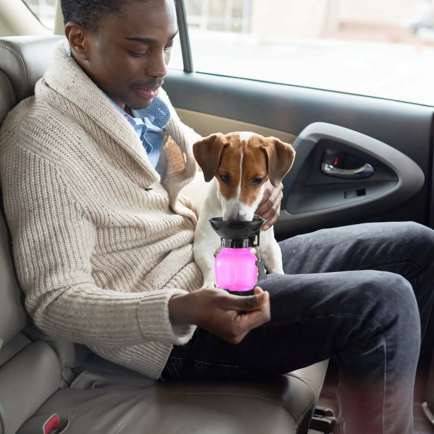 500ml Pet Water Bottle Portable Water Cup Pet Supplies - Tophatter Daily Deals