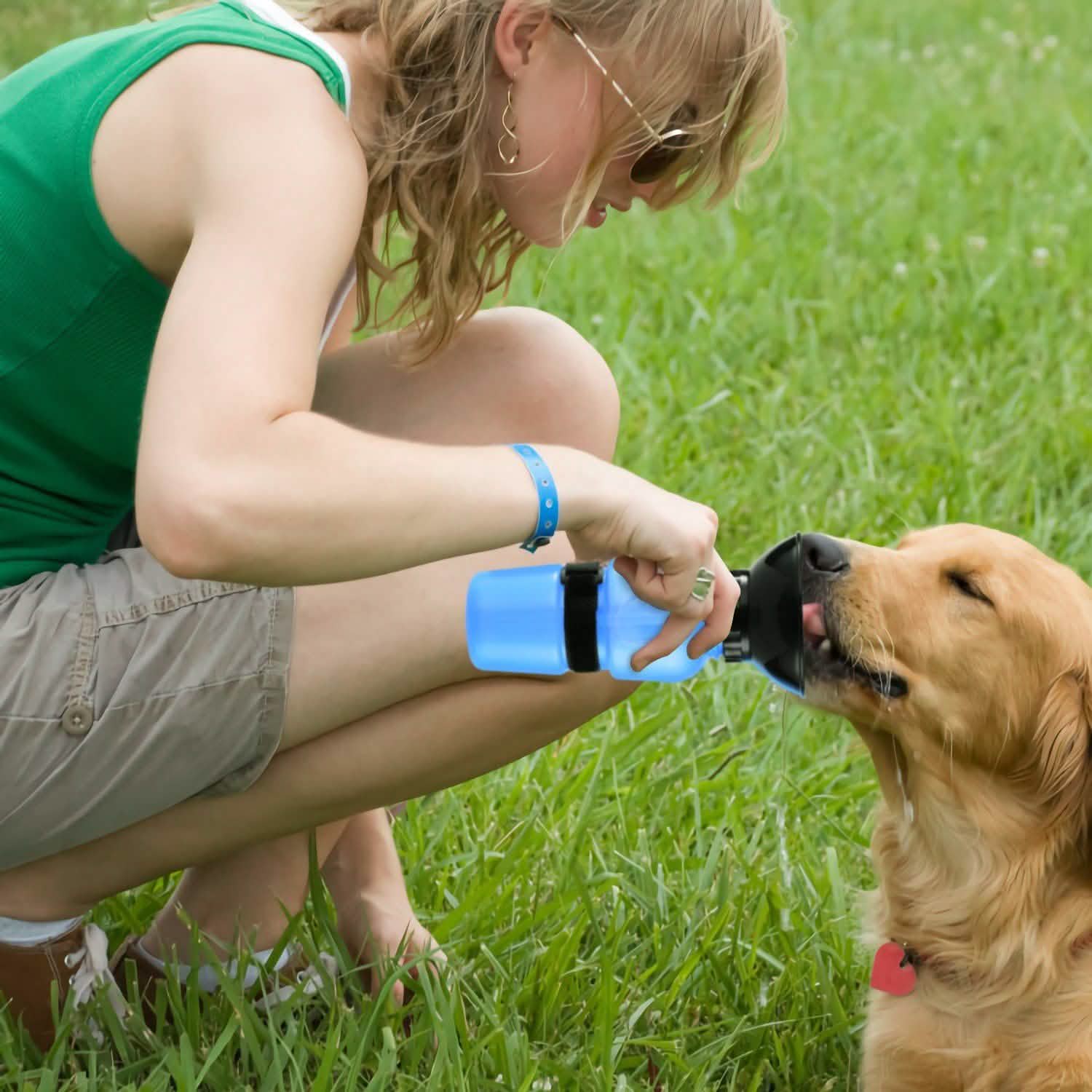 500ml Pet Water Bottle Portable Water Cup Pet Supplies - Tophatter Daily Deals