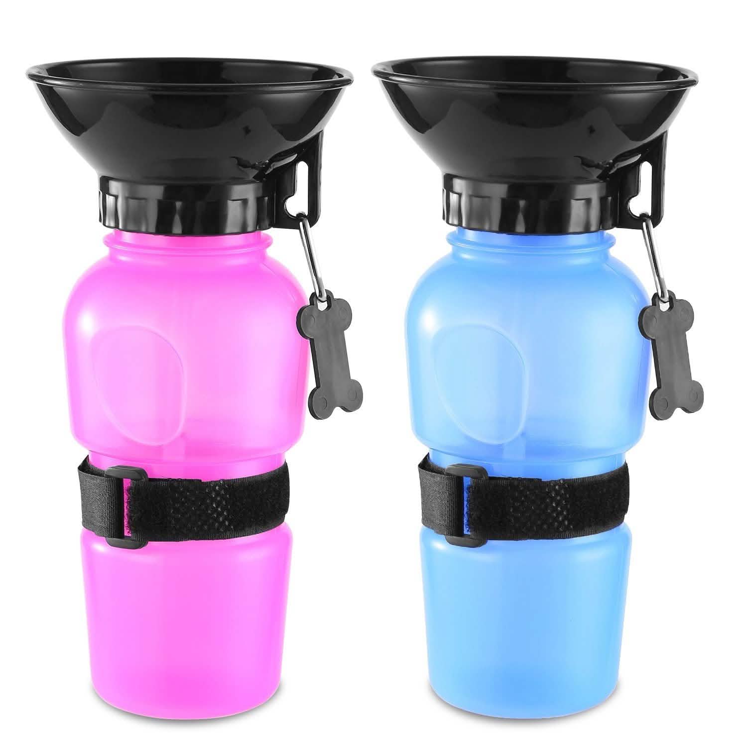 500ml Pet Water Bottle Portable Water Cup Pet Supplies - Tophatter Daily Deals