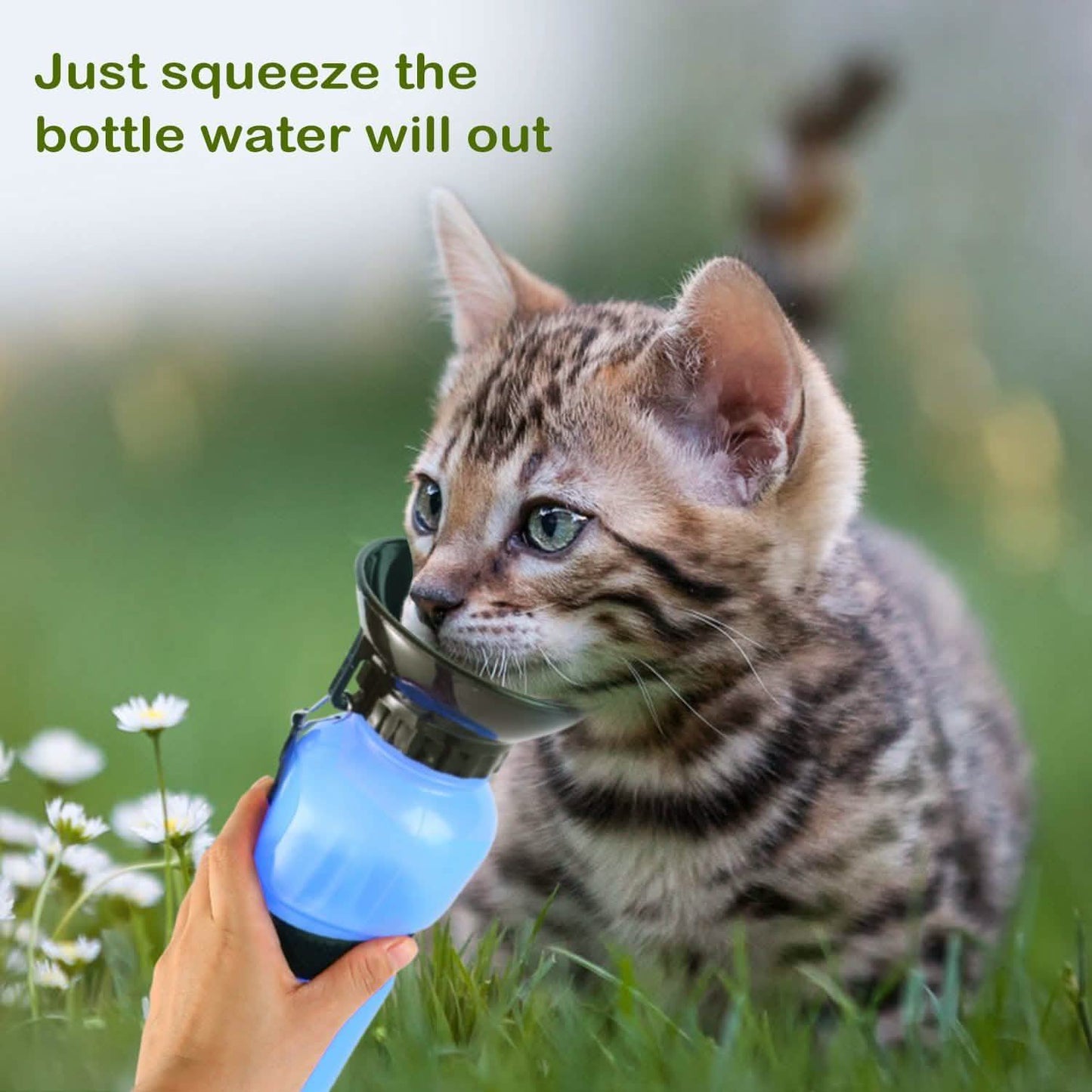 500ml Pet Water Bottle Portable Water Cup Pet Supplies - Tophatter Daily Deals