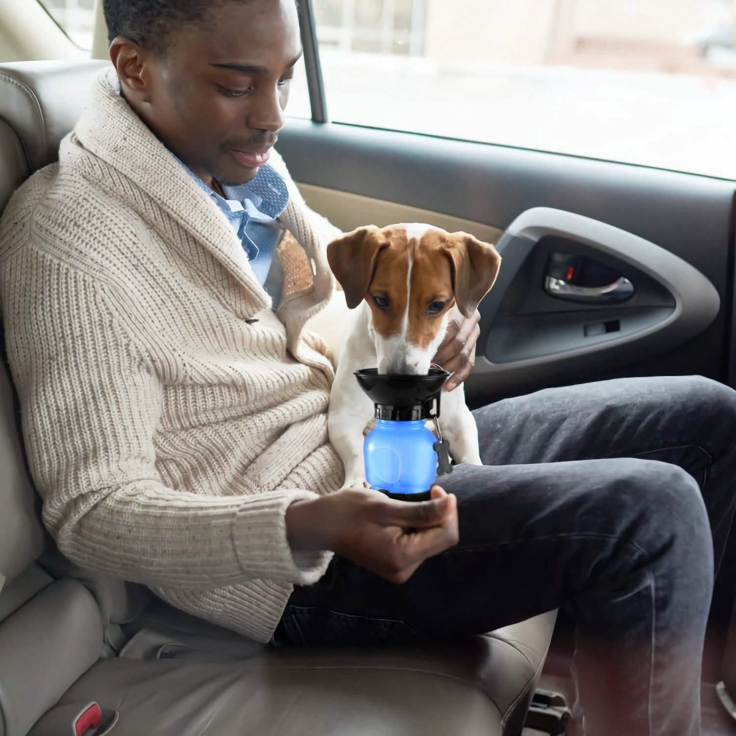 500ml Pet Water Bottle Portable Water Cup Pet Supplies - Tophatter Daily Deals