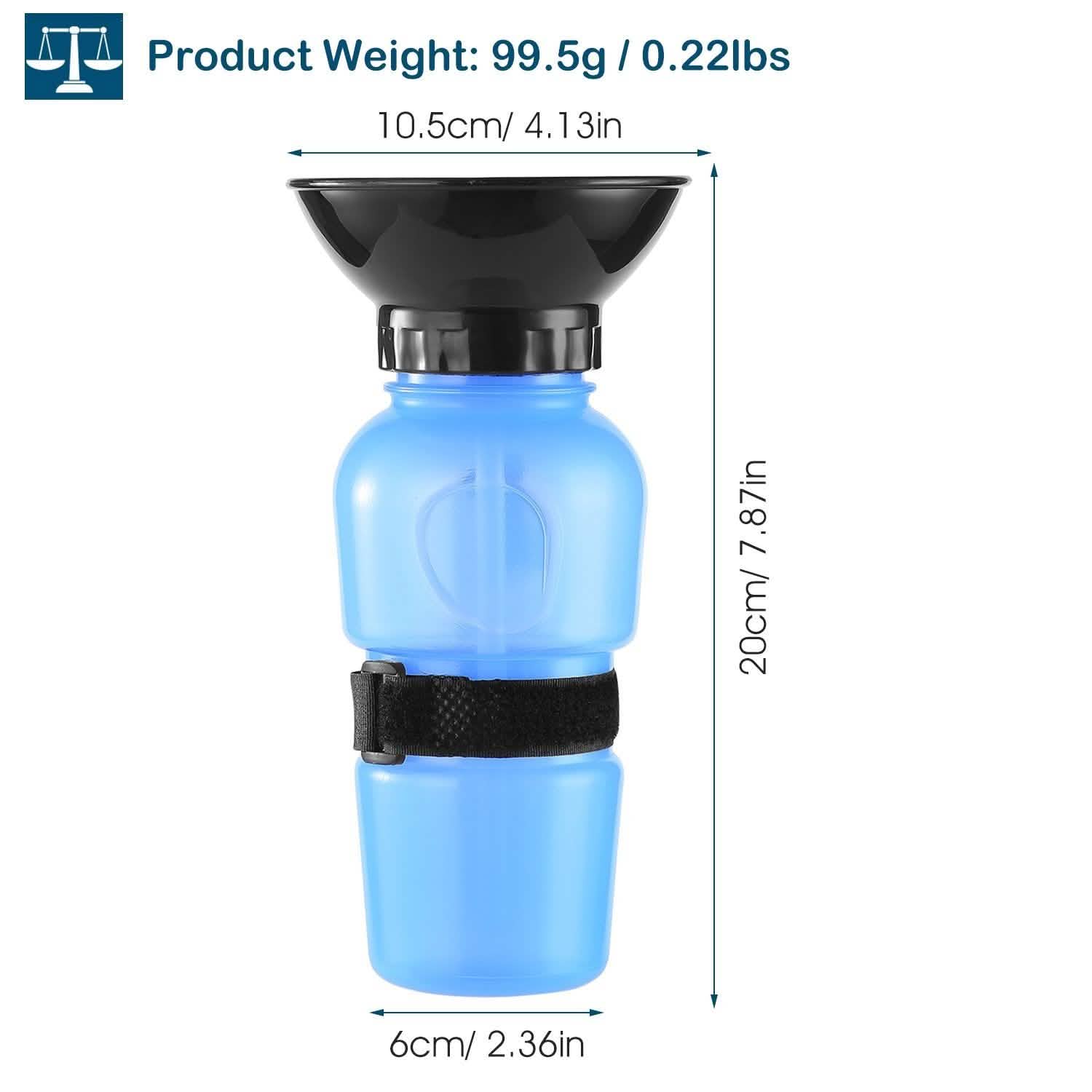 500ml Pet Water Bottle Portable Water Cup Pet Supplies - Tophatter Daily Deals