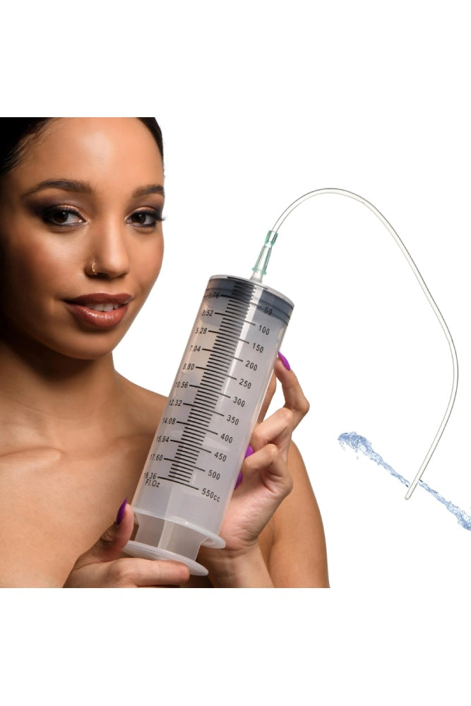 XR Brands - Clean Stream - Enema Syringe with Tube - Assorted Sizes - Tophatter Daily Deals