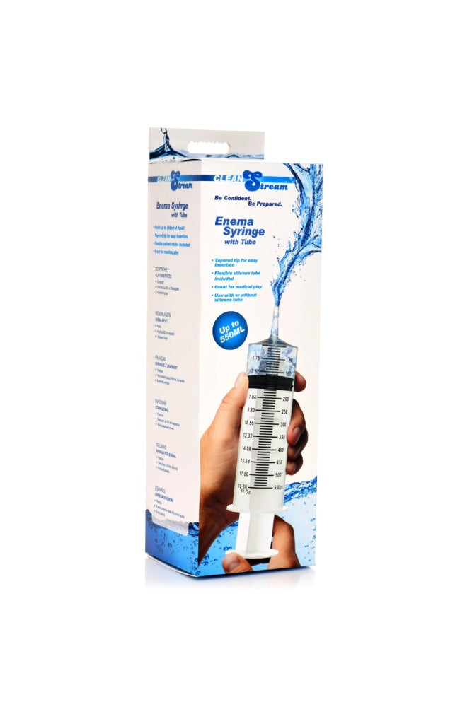 XR Brands - Clean Stream - Enema Syringe with Tube - Assorted Sizes - Tophatter Daily Deals