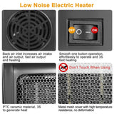 500W Ceramic Portable Electric Heater Household Appliances - Tophatter Daily Deals