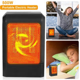 500W Ceramic Portable Electric Heater Household Appliances - Tophatter Daily Deals