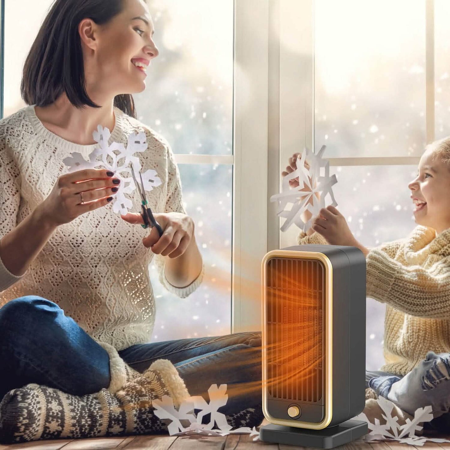 500W Portable Electric Heater Household Appliances - Tophatter Daily Deals