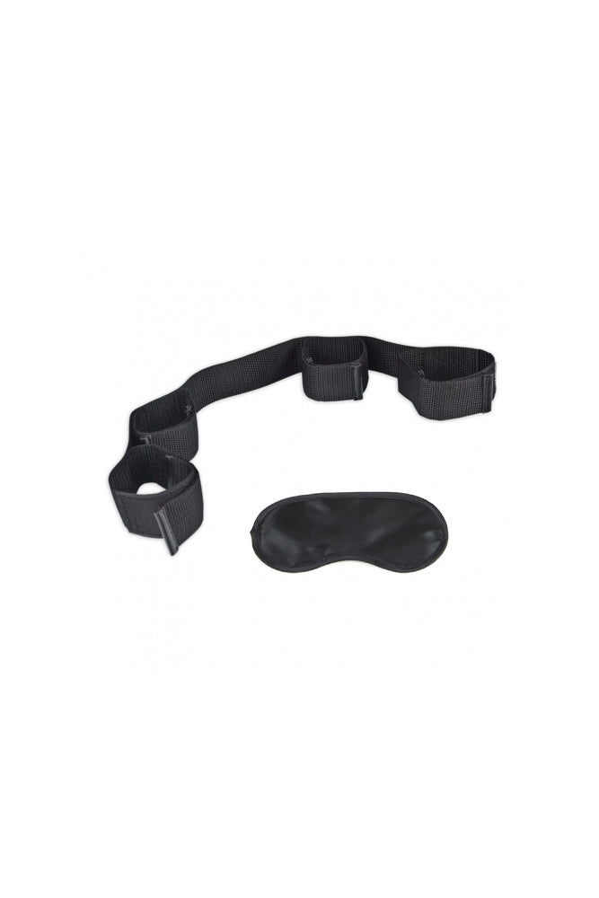 Electric Eel - Lux Fetish - Bondage Buddy Wrist & Ankle Restraint - Black BDSM - Tophatter Daily Deals