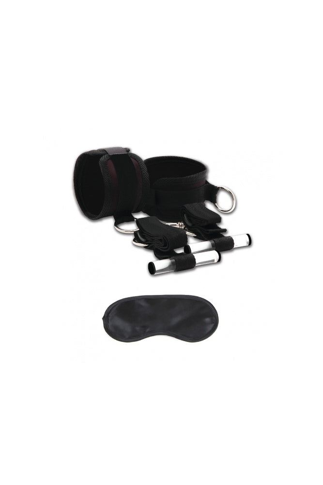 Electric Eel - Lux Fetish - Closet Cuffs Restraint System - Black BDSM - Tophatter Daily Deals