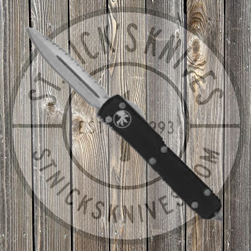 Microtech - 122-12 - Ultratech D/E Stonewash Full Serrated Automatic Knives - Tophatter Daily Deals