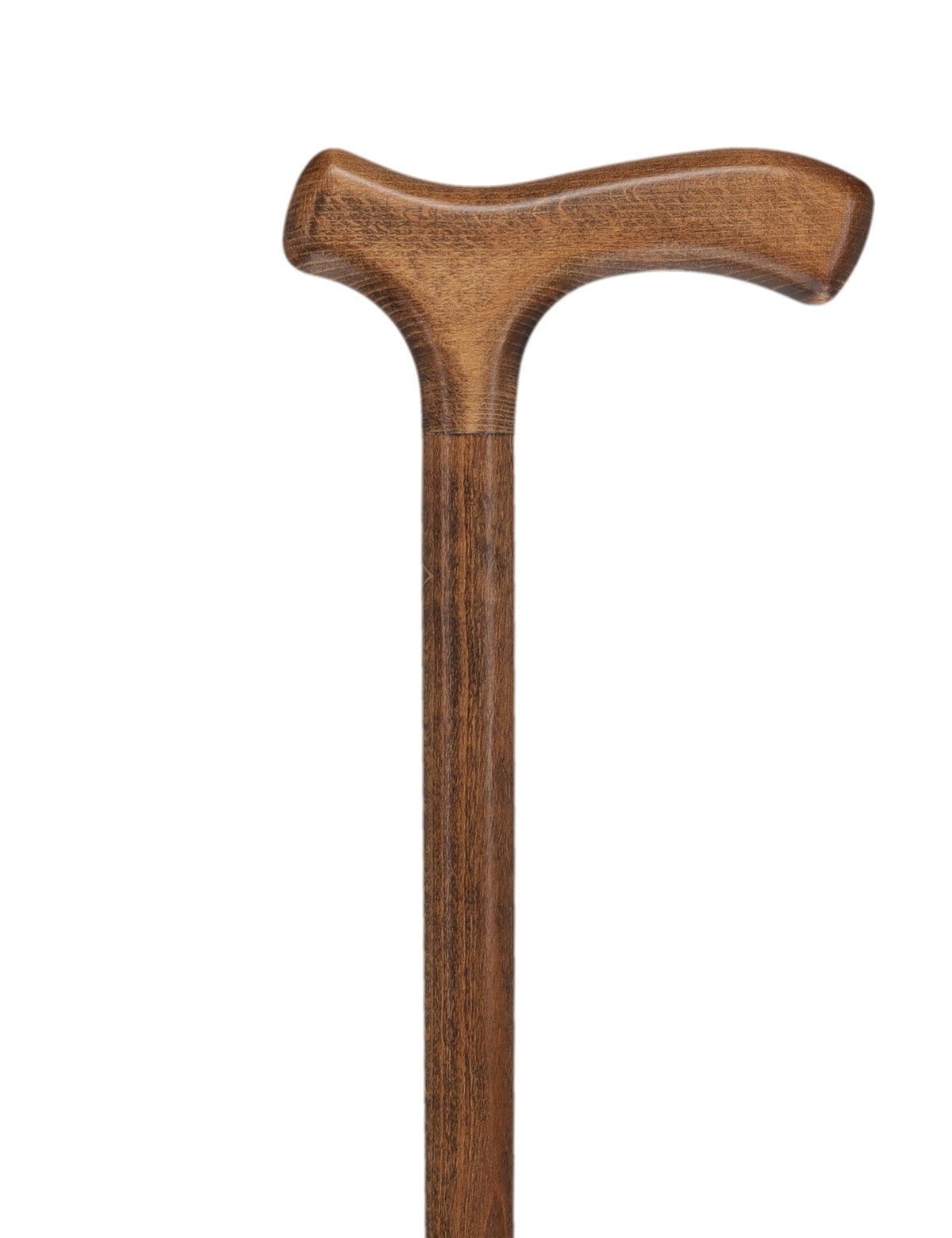 Light Brown Fritz Cane: Stained Beechwood Fritz Handle Walking Canes - Tophatter Daily Deals