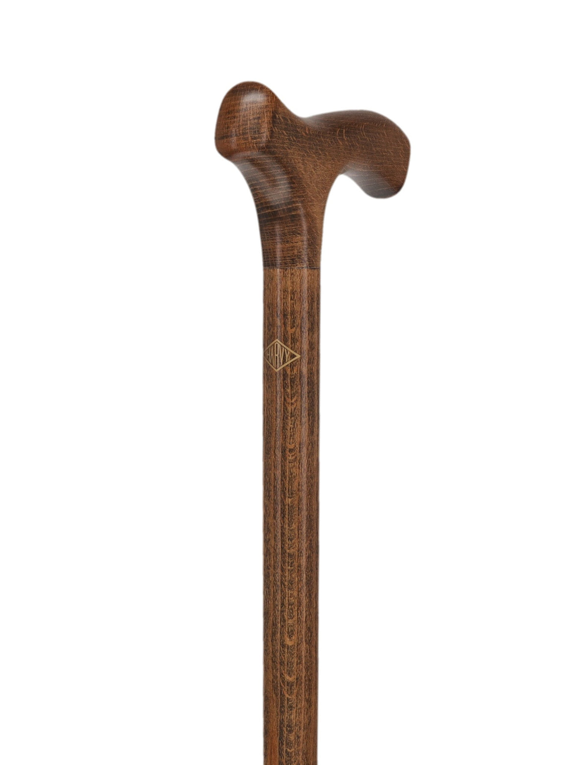 Light Brown Fritz Cane: Stained Beechwood Fritz Handle Walking Canes - Tophatter Daily Deals