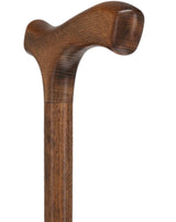 Light Brown Fritz Cane: Stained Beechwood Fritz Handle Walking Canes - Tophatter Daily Deals