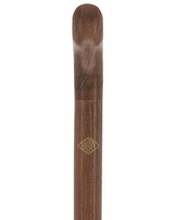 Light Brown Derby Cane - Stained Beechwood Derby Classic Walking Canes - Tophatter Daily Deals