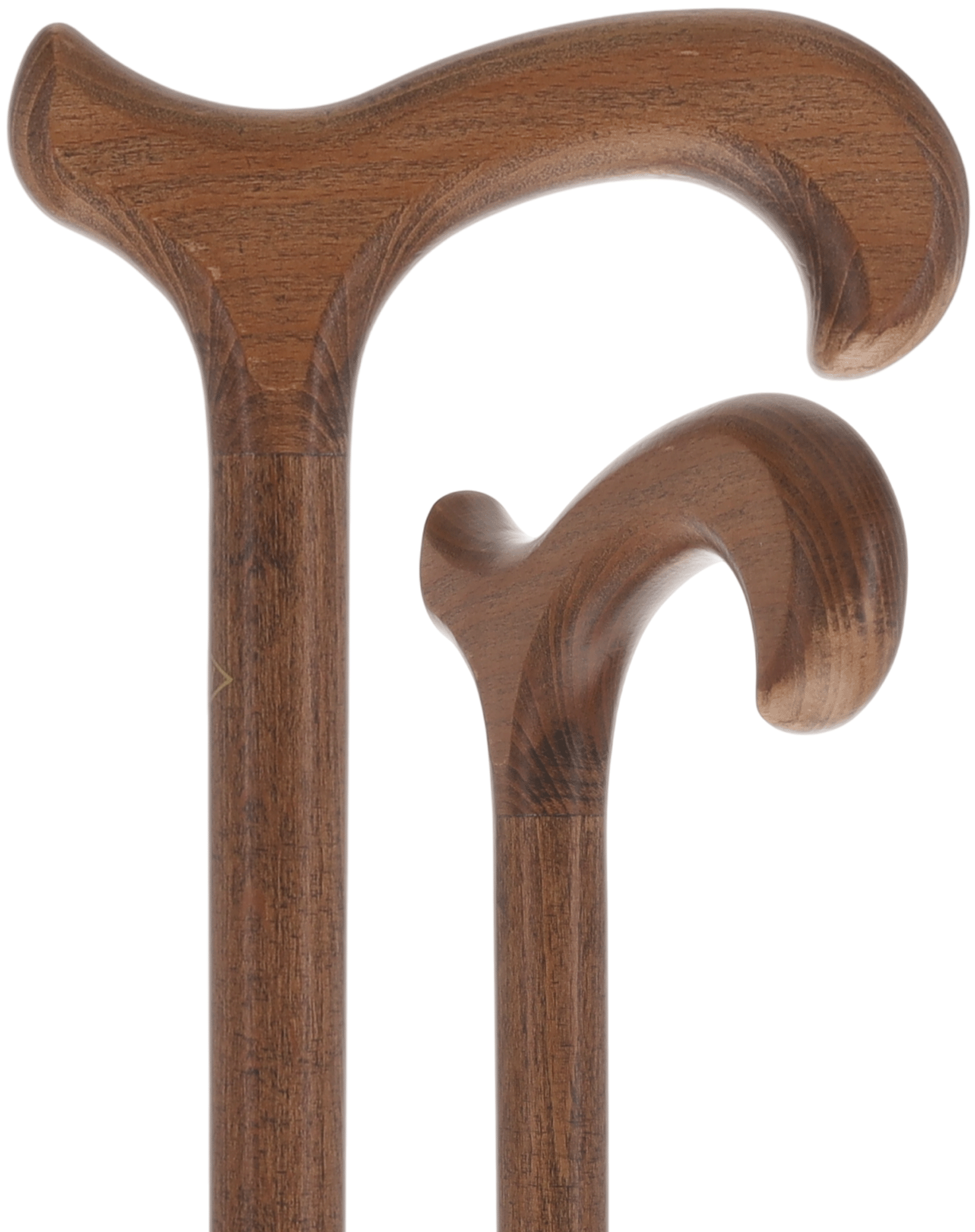 Light Brown Derby Cane - Stained Beechwood Derby Classic Walking Canes - Tophatter Daily Deals