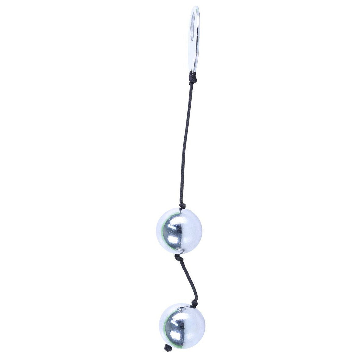 Domino Metallic Balls in Silver Kegel Balls - Tophatter Daily Deals