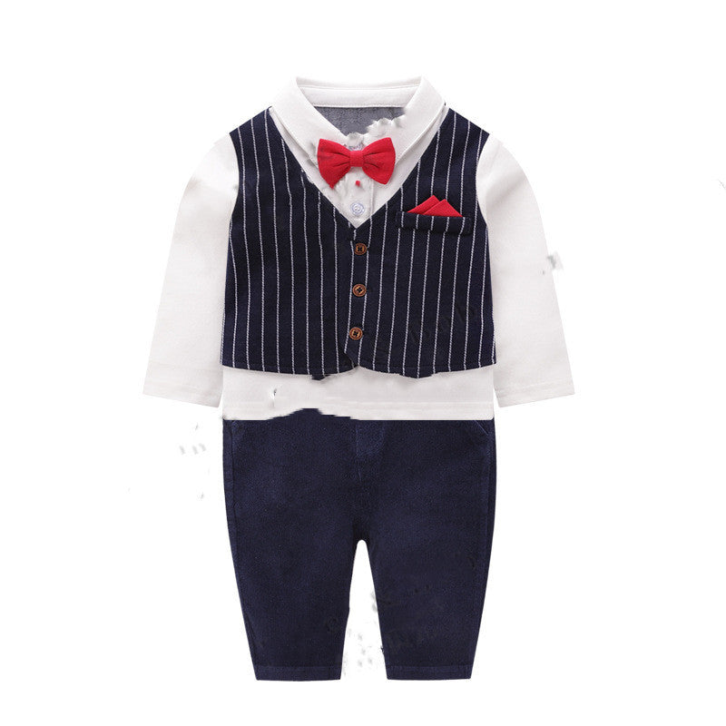 Autumn and winter boy gentleman suit Photo Color 0 - Tophatter Daily Deals