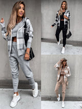 Autumn And Winter New Products Knitted 3-piece Suit 0 - Tophatter Daily Deals