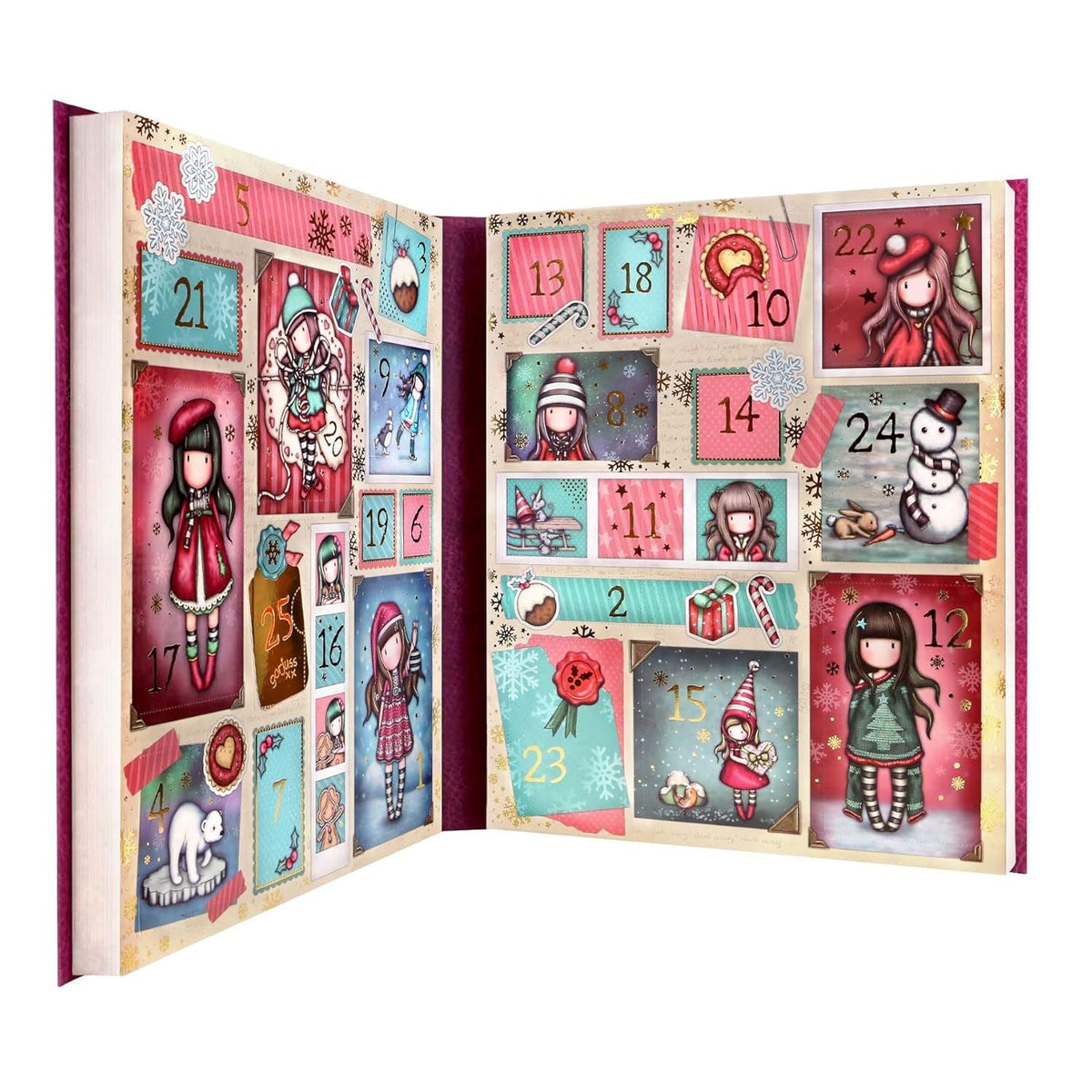 Gorjuss Christmas Advent Calendar | Enchanting Kids Countdown to Christmas Advent Calendar - Tophatter Daily Deals