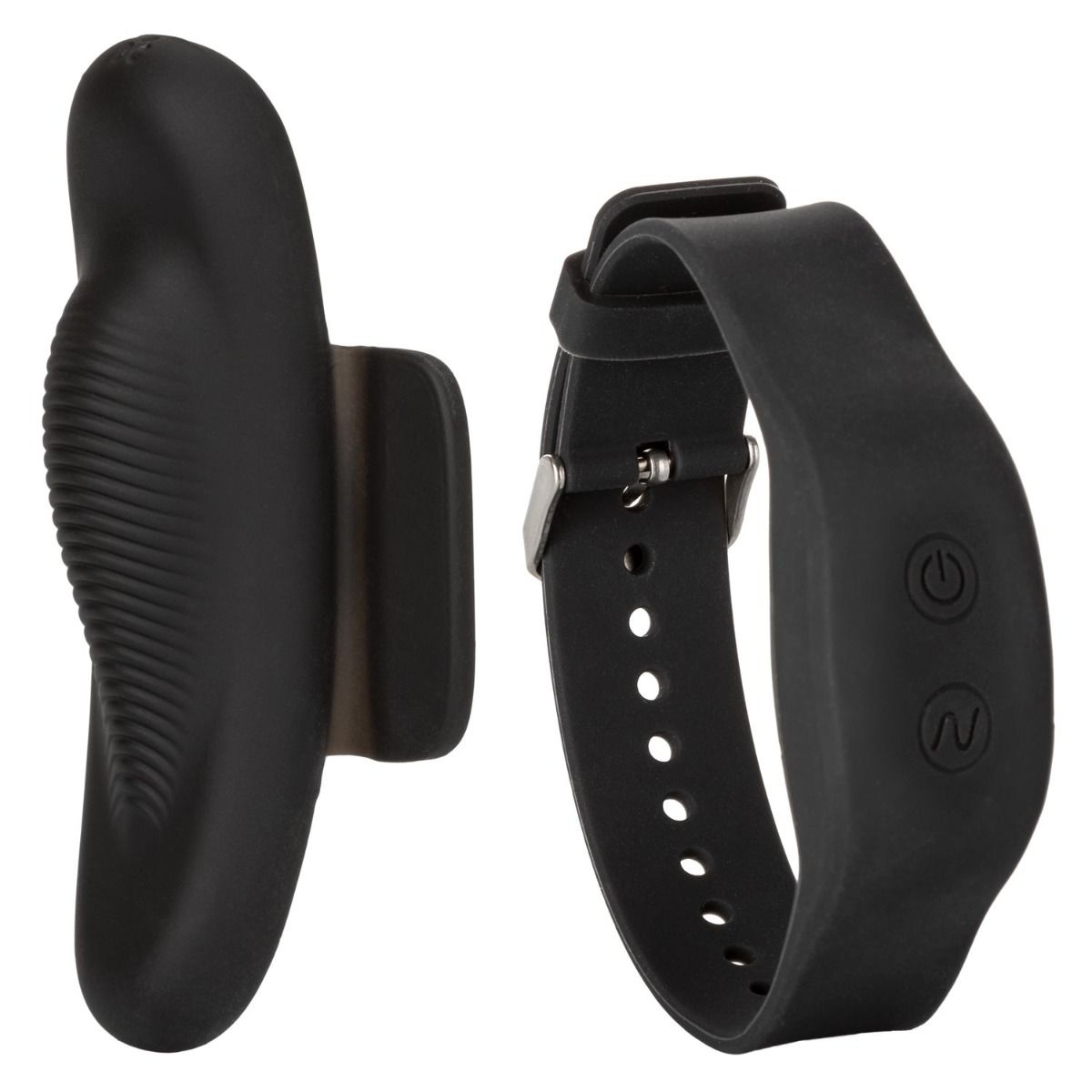 Lock-N-Play Wristband Remote Panty Teaser Vibrator in Black Panty Vibrator - Tophatter Daily Deals