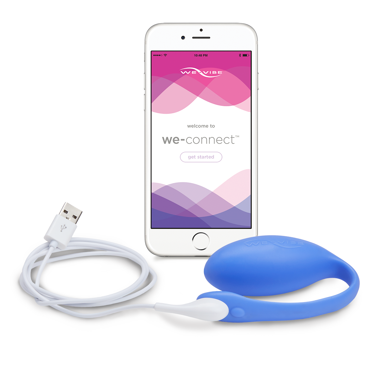 We-Vibe Jive Wearable Vibrator in Periwinkle Blue Vibrator - Tophatter Daily Deals