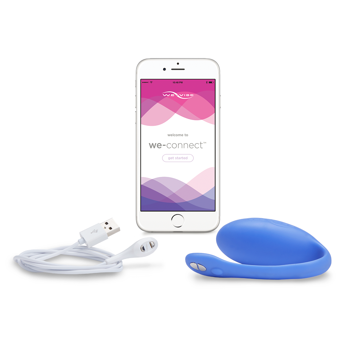 We-Vibe Jive Wearable Vibrator in Periwinkle Blue Vibrator - Tophatter Daily Deals