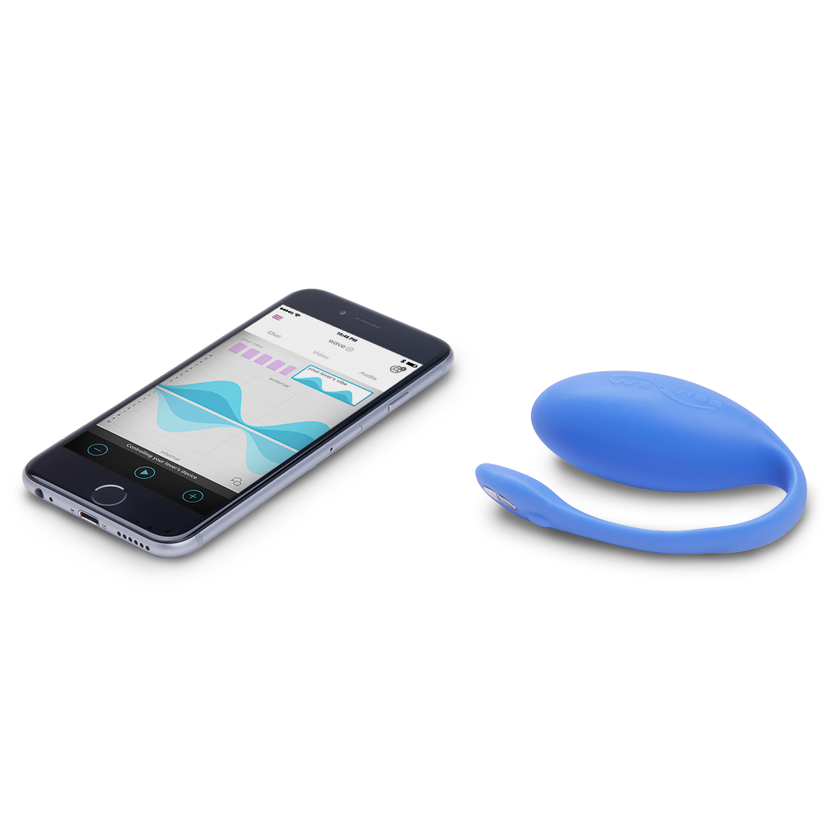 We-Vibe Jive Wearable Vibrator in Periwinkle Blue Vibrator - Tophatter Daily Deals