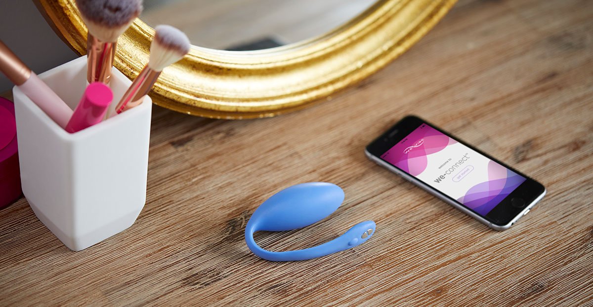 We-Vibe Jive Wearable Vibrator in Periwinkle Blue Vibrator - Tophatter Daily Deals