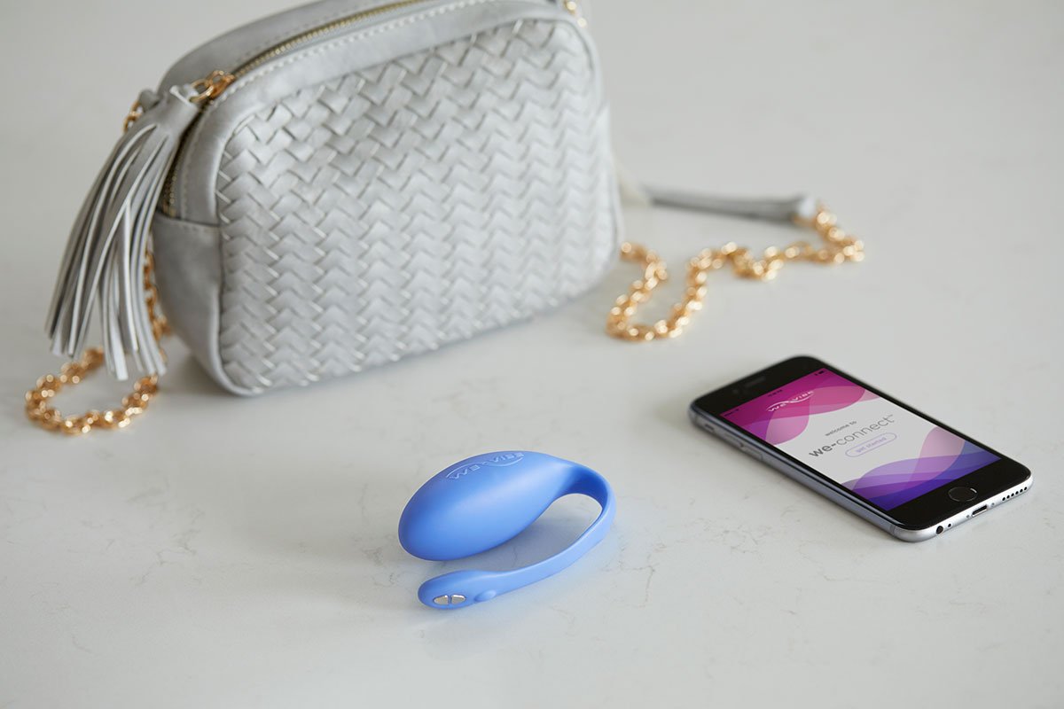 We-Vibe Jive Wearable Vibrator in Periwinkle Blue Vibrator - Tophatter Daily Deals