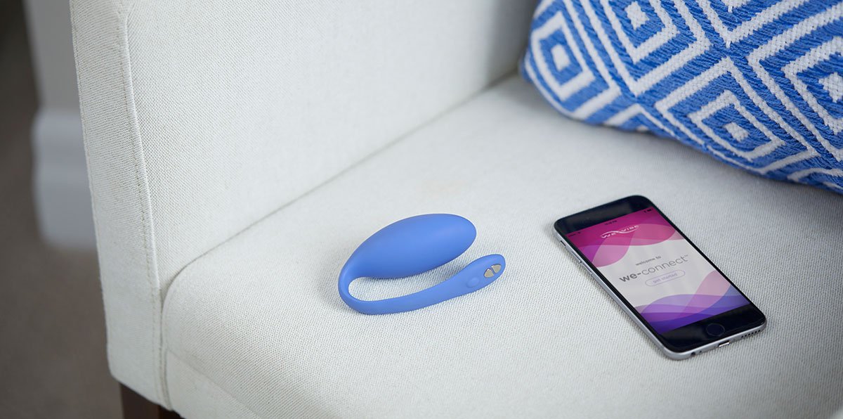 We-Vibe Jive Wearable Vibrator in Periwinkle Blue Vibrator - Tophatter Daily Deals
