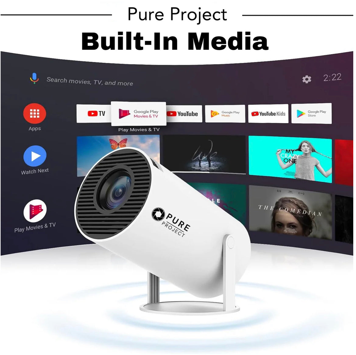 Home Projector - Tophatter Daily Deals