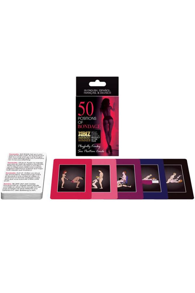 Kheper Games - 50 Positions of Bondage - Erotic Card Game - Tophatter Daily Deals