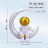 Astronaut Spaceman Blind Box Gift Decoration Silver Moon 6cm 0 - Tophatter Daily Deals