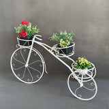 Bicycle Planter Stand for Indoor Outdoor Use Pots, Planters & Accessories - Tophatter Daily Deals